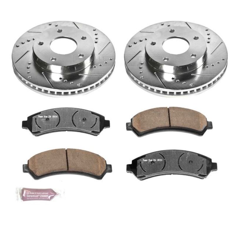 Power Stop 97-05 Chevrolet Blazer Front Z36 Truck & Tow Brake Kit Brake Kits - Performance D&S PowerStop