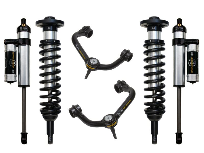ICON 09-13 Ford F-150 4WD 0-2.63in Stage 3 Suspension System w/Tubular Uca Coilovers ICON