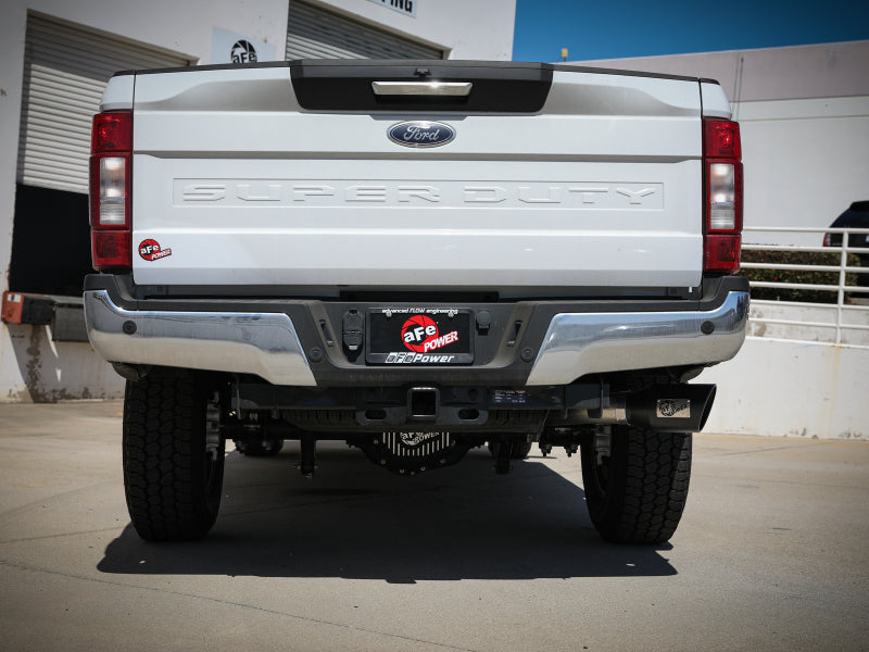 aFe Apollo GT Series 3-1/2in 409 SS Axle-Back Exhaust 17-20 Ford F-250/F-350 6.2/7.3L w/ Black Tips Axle Back aFe