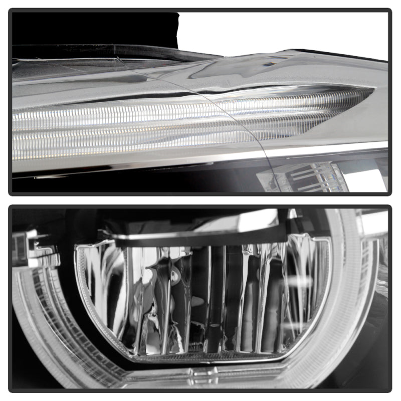 Spyder BMW F30 3 Series 4Dr LED Projector Headlights Chrome PRO-JH-BF3012H-4D-LED-C Headlights SPYDER