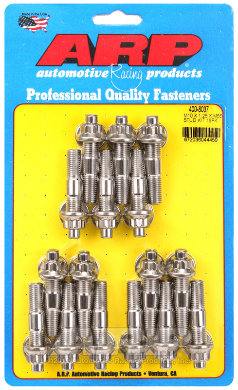 ARP M10 X 1.25 X 55mm broached stud kit 16pcs Rod Bolt Kits ARP