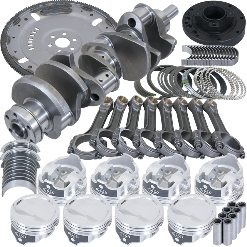 Eagle Ford 302 3.000in Crank 5.090in I-Beam Rods 4.030in Pistons 164 Tooth FP Balanced Assembly Rotating Assemblies Eagle