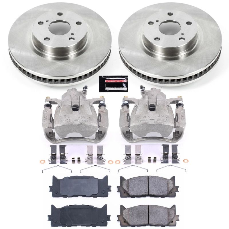 Power Stop 13-18 Lexus ES300h Front Autospecialty Brake Kit w/Calipers Brake Kits - OE PowerStop