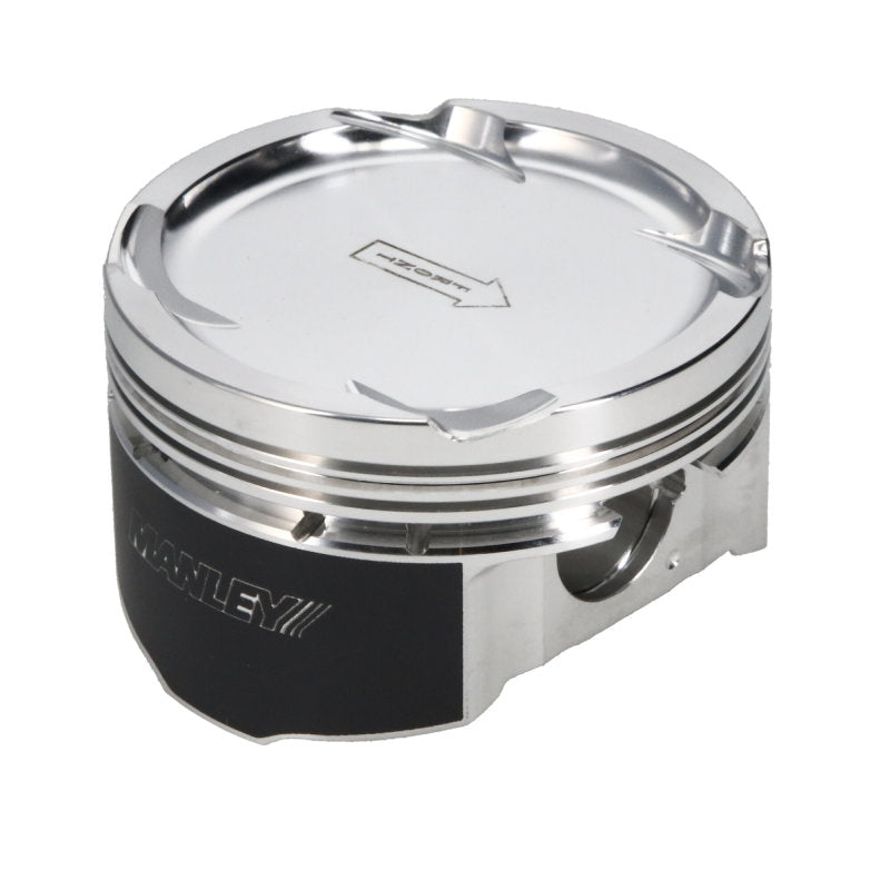 Manley 03-06 Evo 8/9 (7 Bolt 4G63T) 86mm +1mm 100mm Stroke 8.5:1 Dish Extreme Duty Pistons w/ Rings Piston Sets - Forged - 4cyl Manley Performance