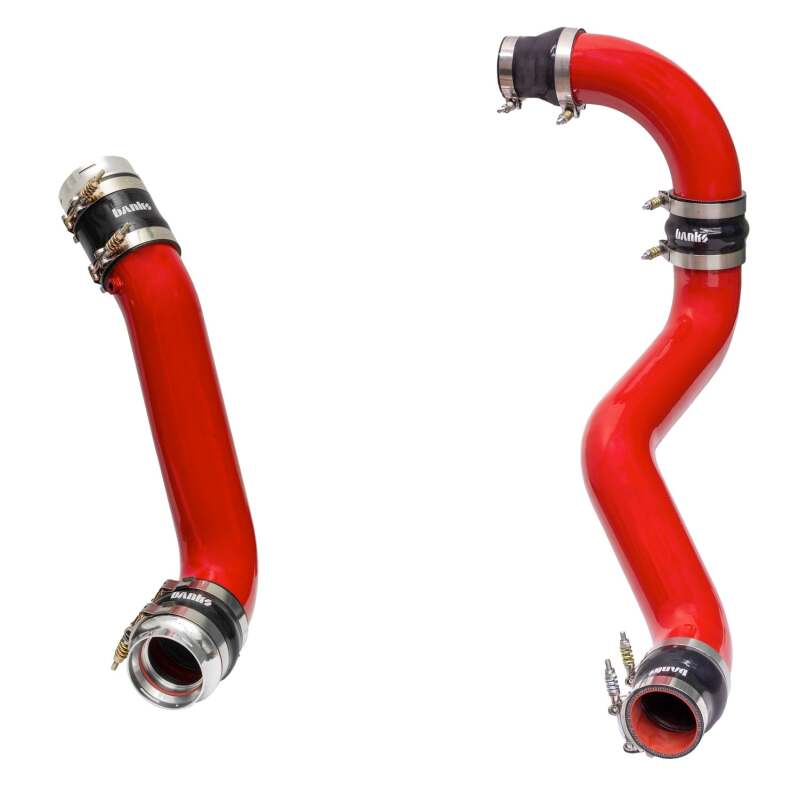 Banks Power 2020 GM 2500/3500 6.6L L5P Boost Tube Upgrade Kit - Red Intercooler Ducting Banks Power