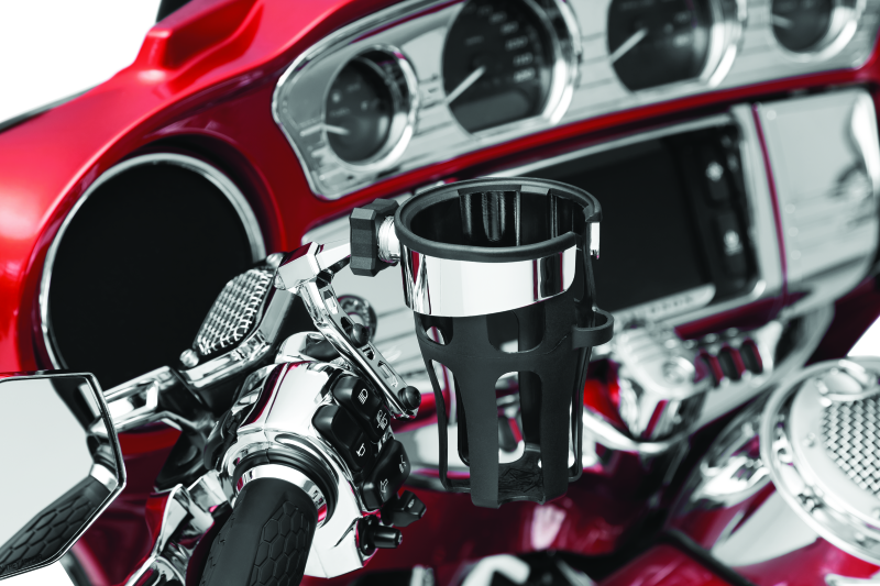 Kuryakyn Reflex Drink Holder Perch Mount Chrome Cup Holders Kuryakyn