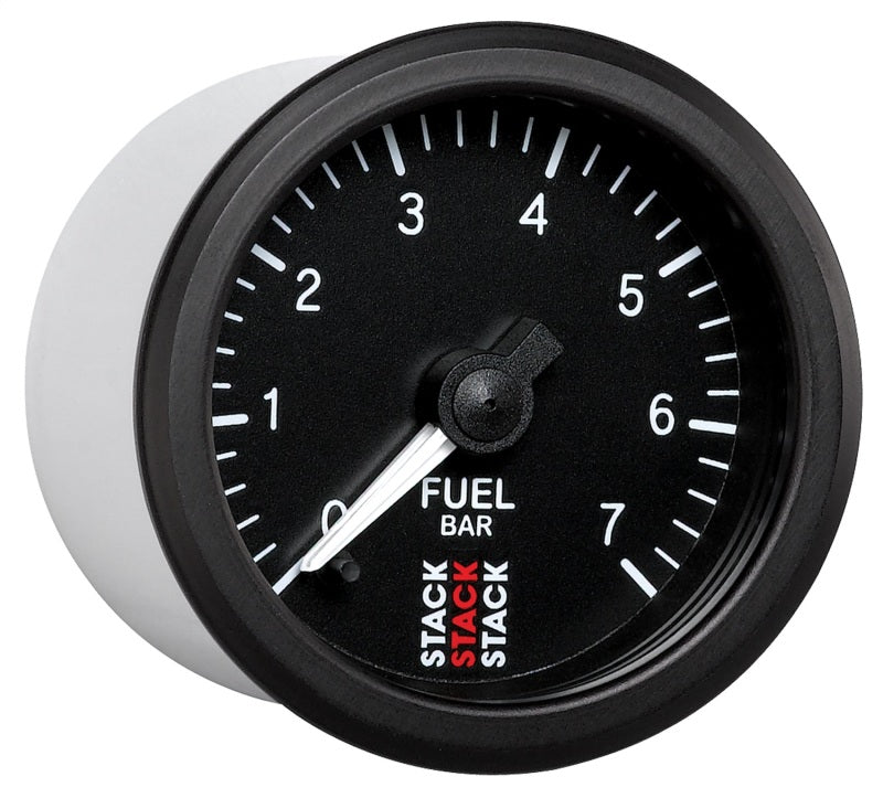 Autometer Stack 52mm 0-7 Bar M10 Male Pro Stepper Motor Fuel Pressure Gauge - Black Gauges AutoMeter