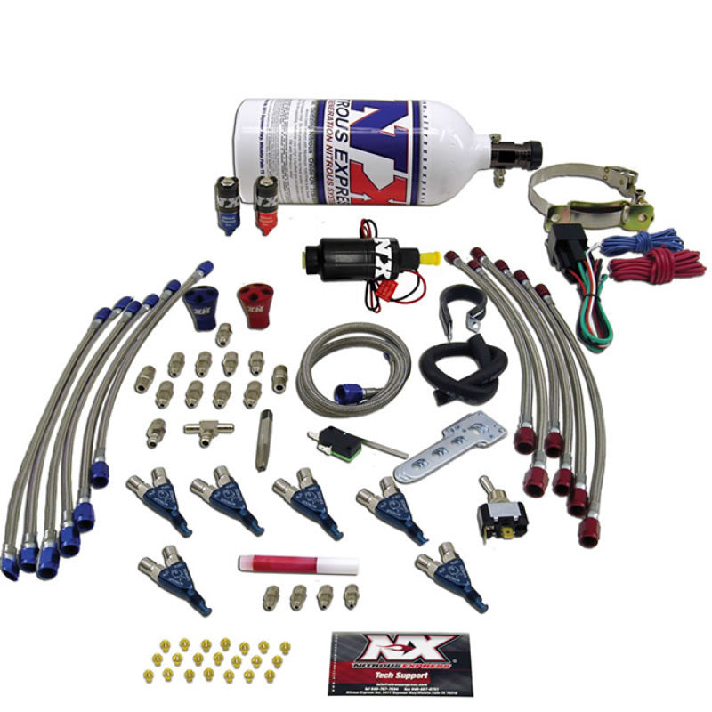 Nitrous Express Six Cyl Piranha Nitrous Kit w/o Bottle Nitrous Systems Nitrous Express