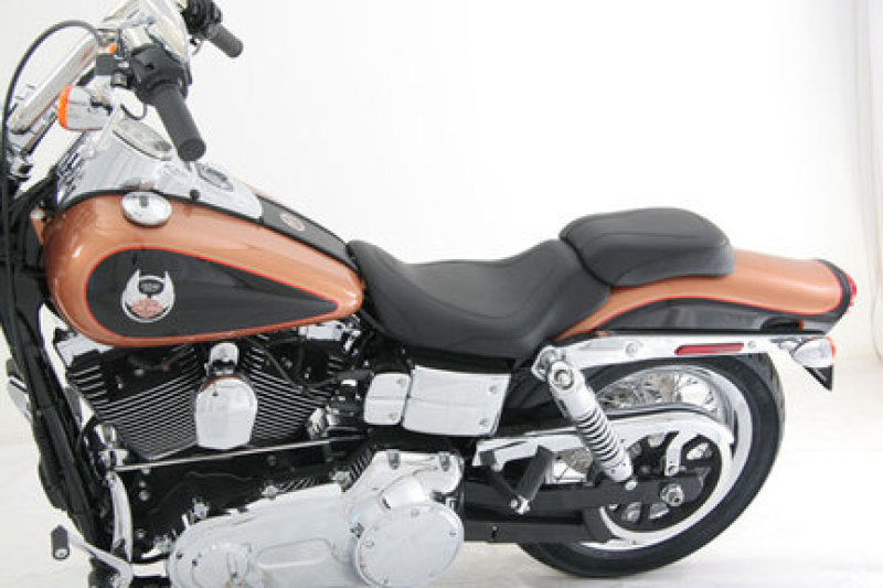 Mustang 91-05 Harley Dyna Tripper Passenger Seat - Black Passenger Motorcycle Seats Mustang Motorcycle
