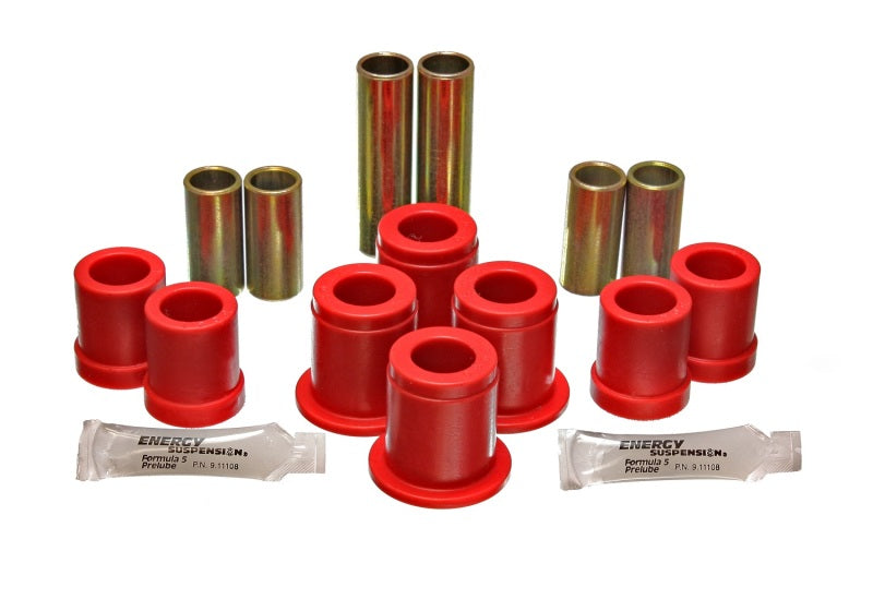 Energy Suspension 1980-86 Nissan 720 Truck 2WD/4WD Red Front Control Arm Bushing Set Bushing Kits Energy Suspension
