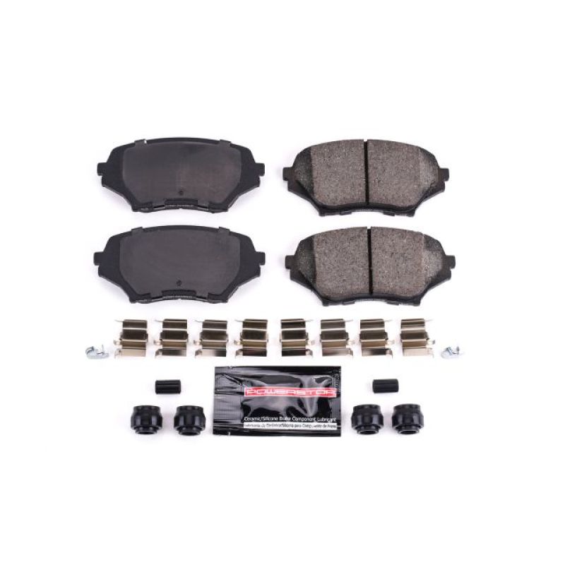 Power Stop 06-15 Mazda MX-5 Miata Front Z23 Evolution Sport Brake Pads w/Hardware Brake Pads - Performance PowerStop