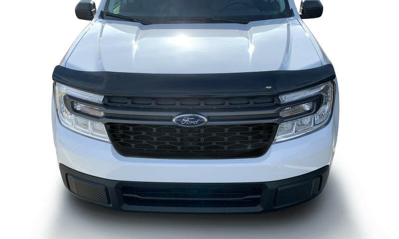 AVS 2022 Ford Maverick High Profile Bugflector II Hood Shield - Smoke Stone/Bug Deflectors AVS