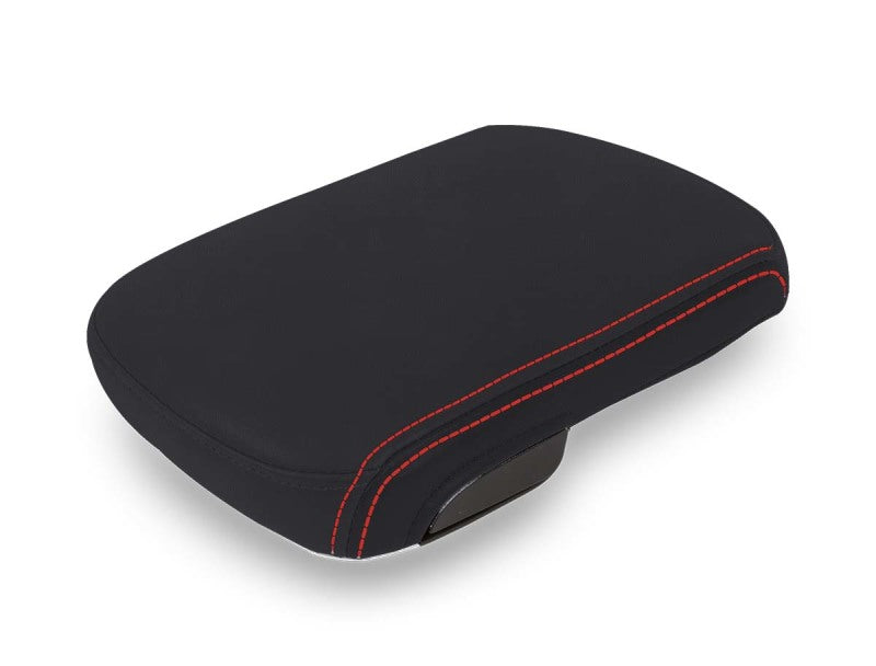 PRP 12-15 Center Console Cover Toyota Tacoma - Black with Red Stitching Seat Covers PRP Seats
