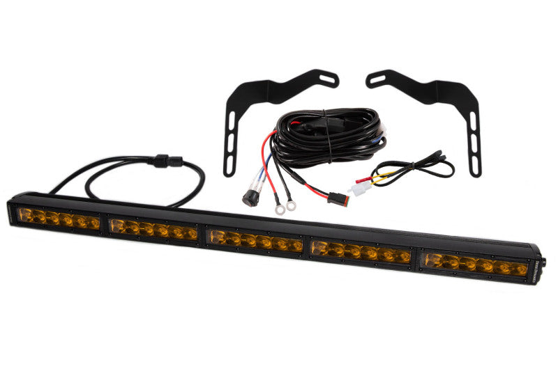 Diode Dynamics 14-21 Toyota Tundra SS30 Stealth Lightbar Kit - Amber Driving Light Bars & Cubes Diode Dynamics