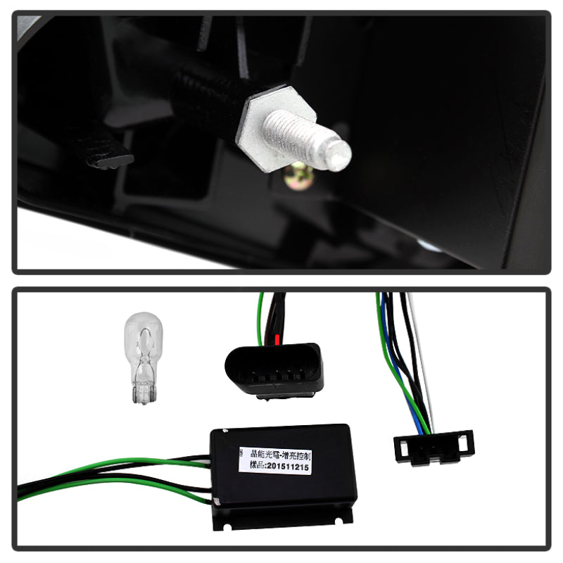 Spyder Audi A5 08-12 LED Tail Lights Black ALT-YD-AA508-LED-BK Tail Lights SPYDER