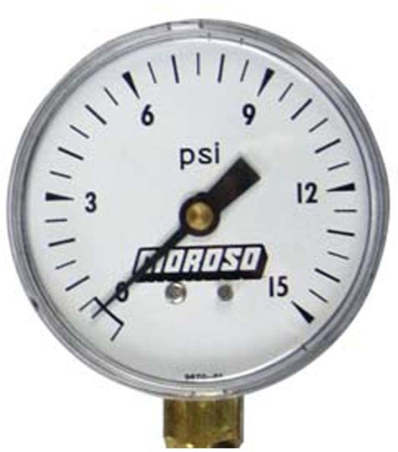 Moroso Tire Pressure Gauge Head 0-15psi (Replacement for Part No 89550) Gauges Moroso