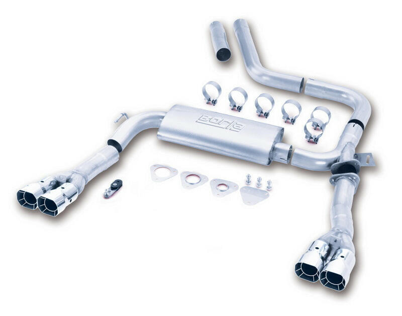 Borla 98-01 CAMARO/TRANS AM 5.7L V8 AT/MT Catback Exhaust Quad Tips Catback Borla