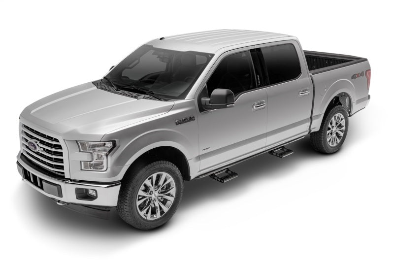 N-Fab RKR Step System 15-17 Ford F-150 SuperCrew - Tex. Black - 1.75in Body Armor & Rock Rails N-Fab