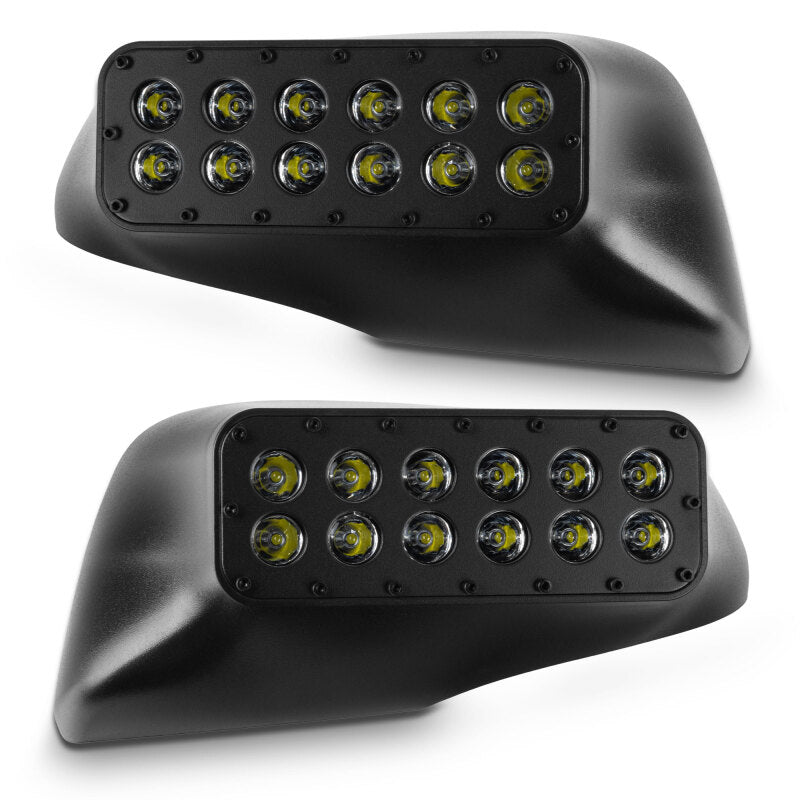 Oracle Lighting 16-23 Toyota Tacoma LED Off-Road Side Mirror Ditch Lights Light Mounts ORACLE Lighting