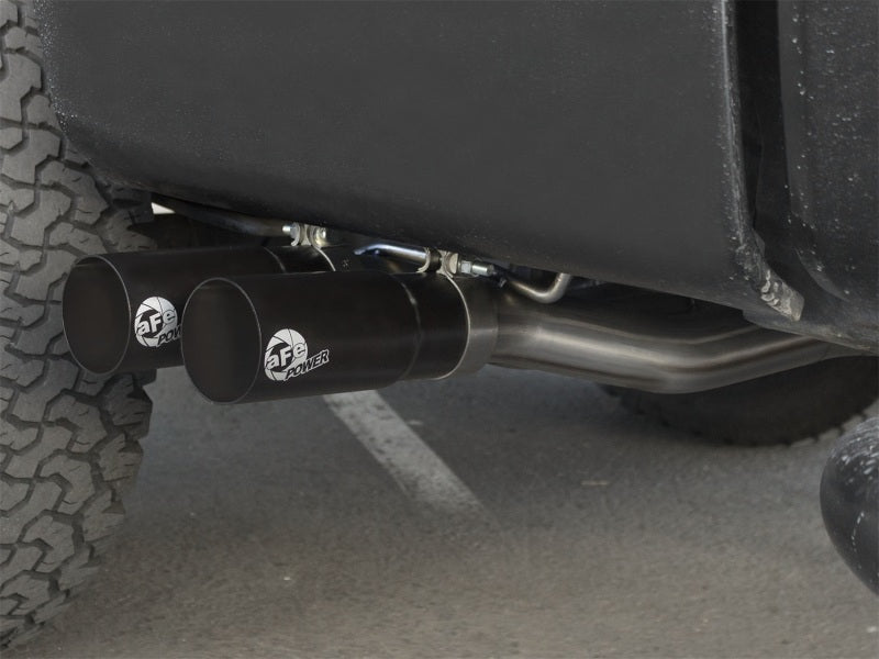 aFe Rebel Exhausts Cat-Back SS Ford F-150 04-08 V8 4.6/5.4L w/ Black Tips Catback aFe