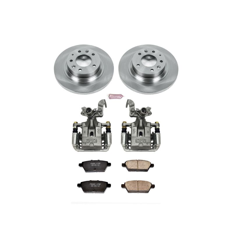 Power Stop 06-12 Ford Fusion Rear Autospecialty Brake Kit w/Calipers Brake Kits - OE PowerStop