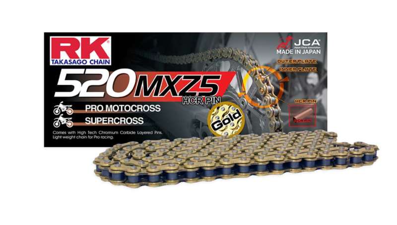 RK Chain GB520MXZ5-116L - Gold Chains RK Chain