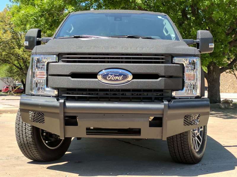 Road Armor 17-20 Ford F-250 Vaquero Front Non-Winch Bumper - Tex Blk Bumpers - Steel Road Armor