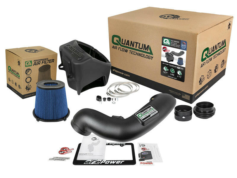 aFe Quantum Pro 5R Cold Air Intake System 17-18 Ford Powerstroke V8-6.7L - Oiled Cold Air Intakes aFe
