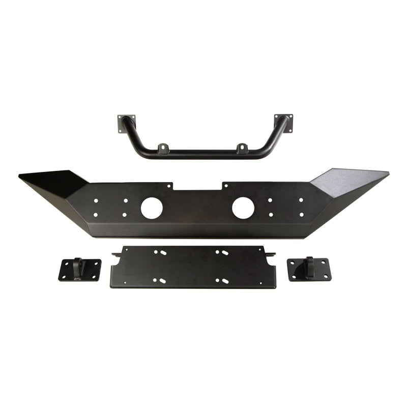 Rugged Ridge Spartan Front Bumper HCE W/Overrider 18-20 Jeep Wrangler JL/JT Bumpers - Steel Rugged Ridge