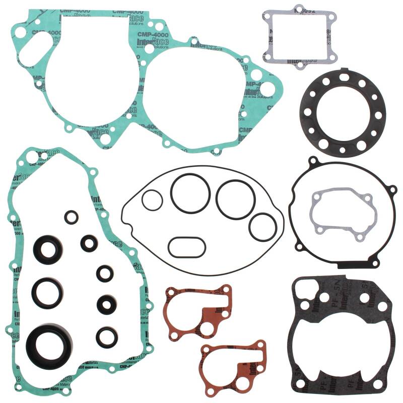 Vertex Gaskets 92-01 Honda CR250R Complete Gasket Kit w/ Oil Seals Engine Hardware Vertex Pistons