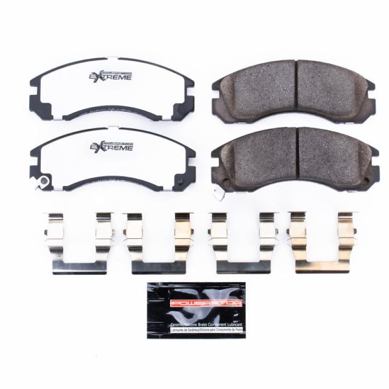 Power Stop 91-96 Dodge Stealth Front Z26 Extreme Street Brake Pads w/Hardware Brake Pads - Performance PowerStop