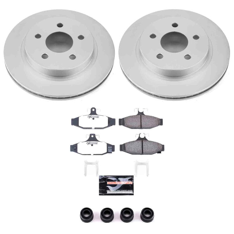 Power Stop 93-97 Chevrolet Camaro Rear Z26 Coated Brake Kit Brake Kits - Performance D&S PowerStop