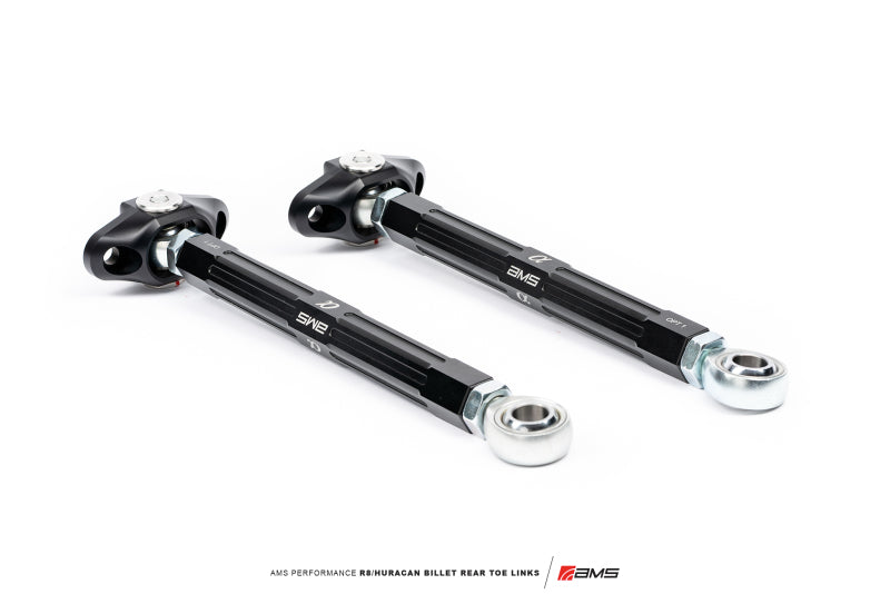 AMS Performance Audi R8 (RWD &amp; AWD) / Lamborghini Huracan (RWD Only) Billet Rear Toe Links Suspension Arms & Components AMS