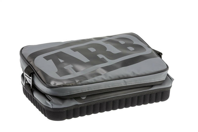 ARB Cooler Bag Charcoal w/ Red Highlights 15in L x 11in W x 9in H Holds 22 Cans Tow Straps ARB