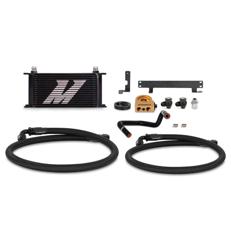 Mishimoto 2022+ Subaru WRX Thermostatic Oil Cooler Kit - Black Oil Coolers Mishimoto