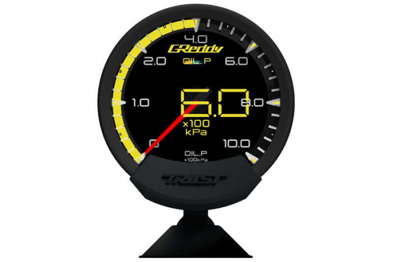 GReddy Sirius Unify Oil Pressure Gauge Set (Sirius Meter w/Oil Press Sensor Set & Vision Disp) Gauges GReddy