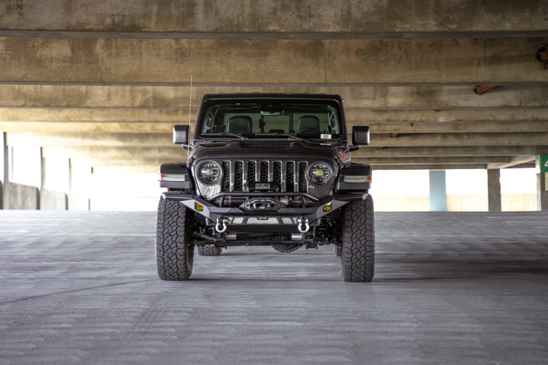 DV8 Offroad 07-18 Jeep Wrangler JK / 18-23 Wrangler JL / 20-23 Gladiator JT MTO Series Front Bumper Bumpers - Steel DV8 Offroad