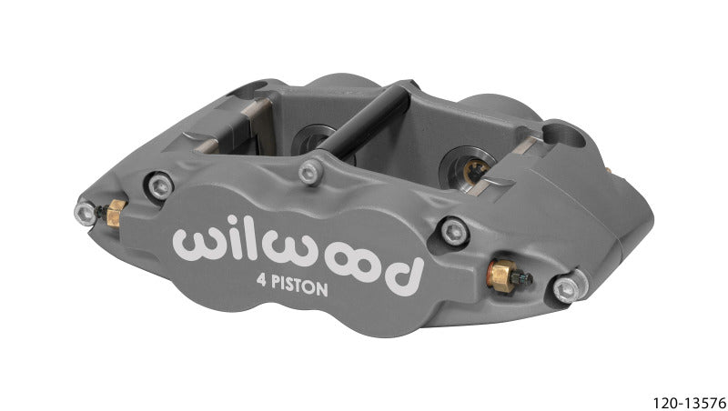 Wilwood Caliper-Forged Superlite 4R-ST-L/H - Anodized 1.25/1.25in Pistons 1.25in Disc Brake Calipers - Perf Wilwood