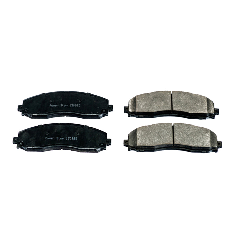 Power Stop 13-19 Ford F-250 Super Duty Rear Z16 Evolution Ceramic Brake Pads Brake Pads - OE PowerStop