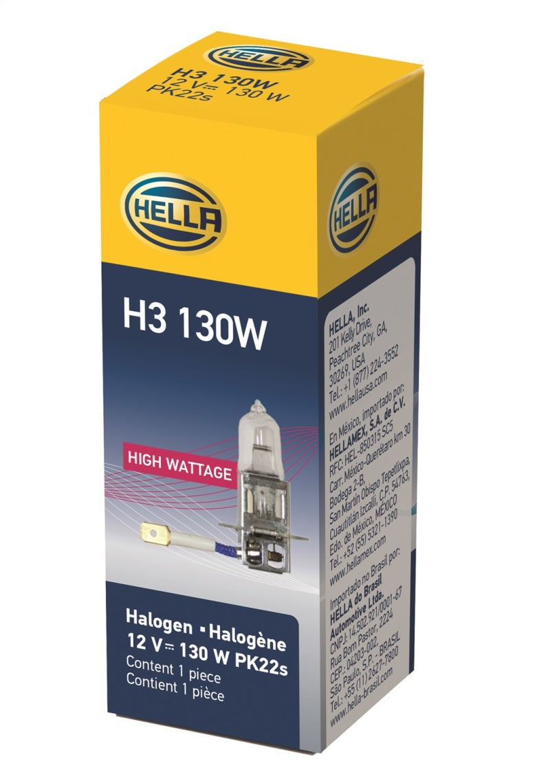 Hella BULB H3 12V 130W PK22s T3.25 Bulbs Hella