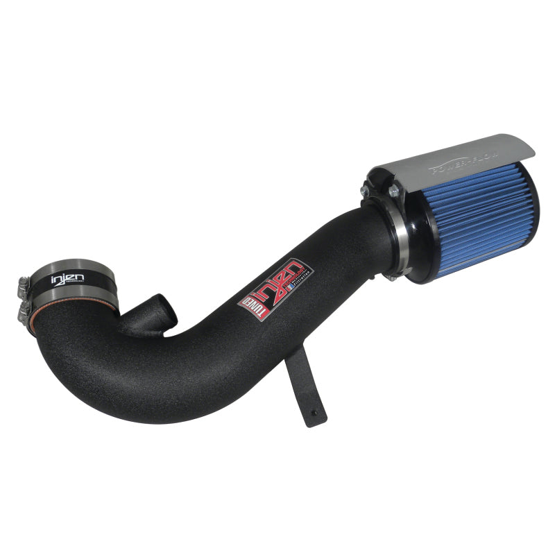 Injen 11 Ford Mustang GT V8 5.0L Power-Flow Wrinkle Blk Short Ram Air Intake w/ MR Tech/Heat Shield Cold Air Intakes Injen