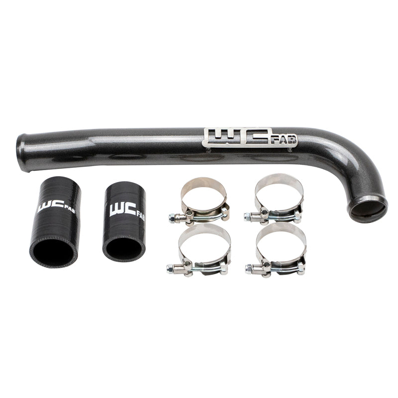 Wehrli 03-09 Dodge 5.9L/6.7L Cummins (Non-Twin CP3) Upper Coolant Pipe - Bengal Red Radiator Hoses Wehrli