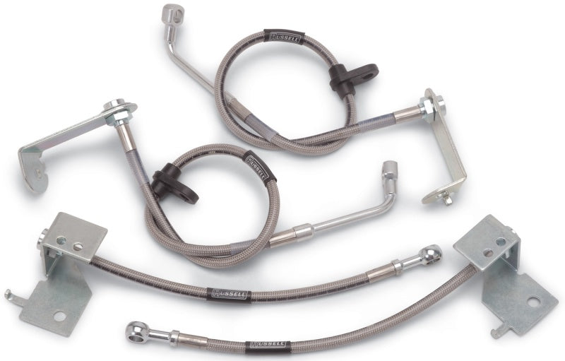 Russell Performance 05-11 Ford Mustang (with ABS) Brake Line Kit Brake Line Kits Russell