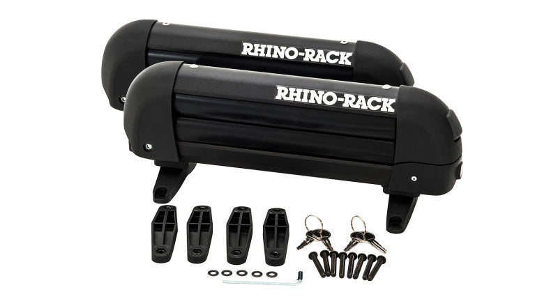 Rhino-Rack Universal Ski Carrier - Fits 2 Pairs of Skis - Black Winter Sport Racks Rhino-Rack