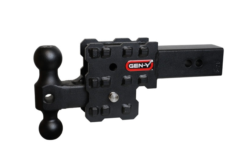 Gen-Y Phantom-X 2in Solid Shank 2.5in Drop 1K TW 10K Hitch w/GH-031 (No Flat Towing) Hitch Receivers GEN-Y Hitch
