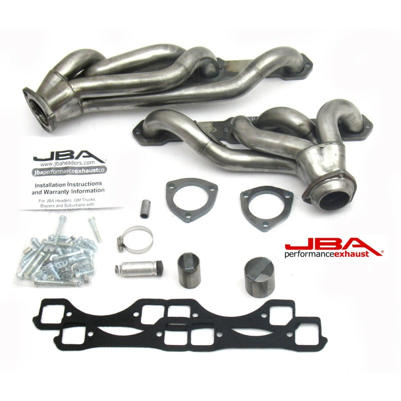 JBA 65-86 GM Truck 265-400 Carbureted w/A.I.R. 1-5/8in Primary Raw 409SS Cat4Ward Header Headers & Manifolds JBA