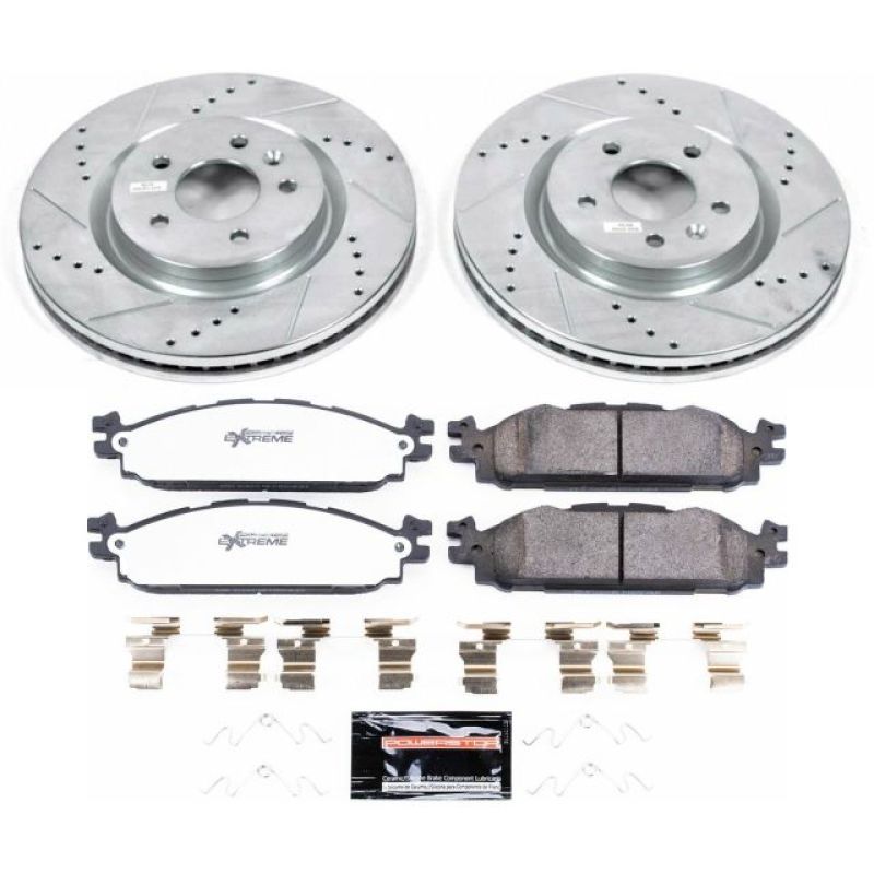 Power Stop 11-19 Ford Explorer Front Z36 Truck & Tow Brake Kit Brake Kits - Performance D&S PowerStop