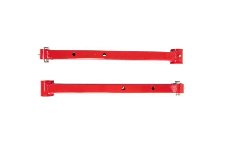 UMI 78-96 GM B-Body Boxed Extended Length Lower Control Arms w/Poly Bushings - Red Control Arms UMI Performance