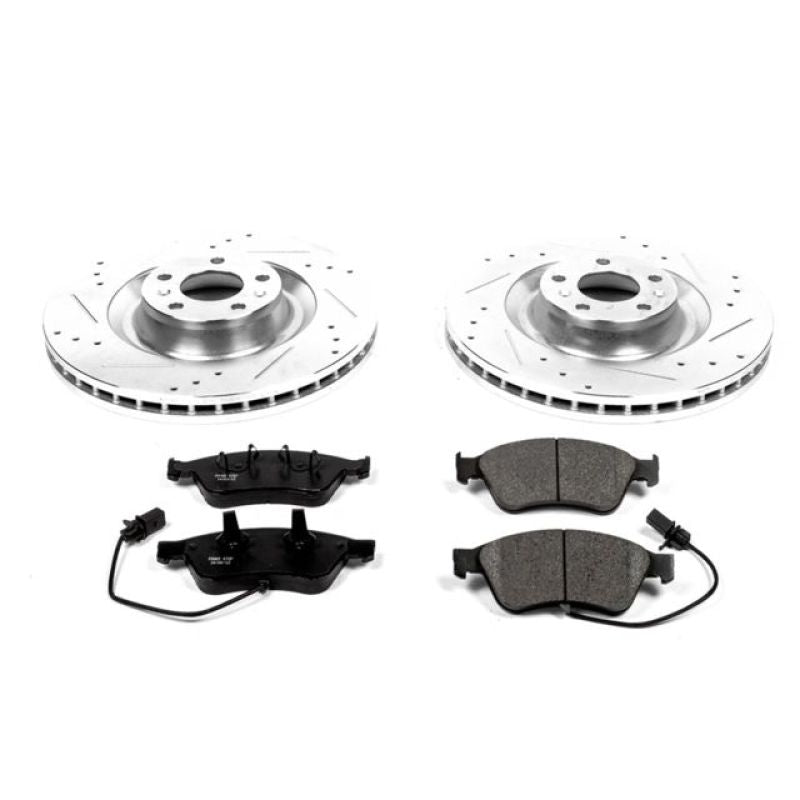 Power Stop 09-11 Audi A6 Quattro Front Z23 Evolution Sport Brake Kit Brake Kits - Performance D&S PowerStop