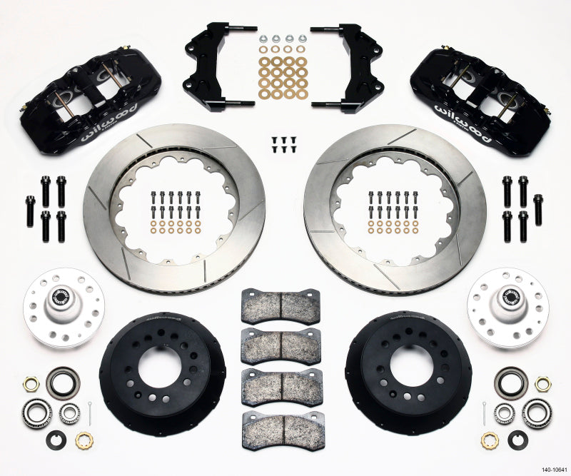 Wilwood AERO6 Front Hub Kit 14.00 WWE ProSpindle Big Brake Kits Wilwood